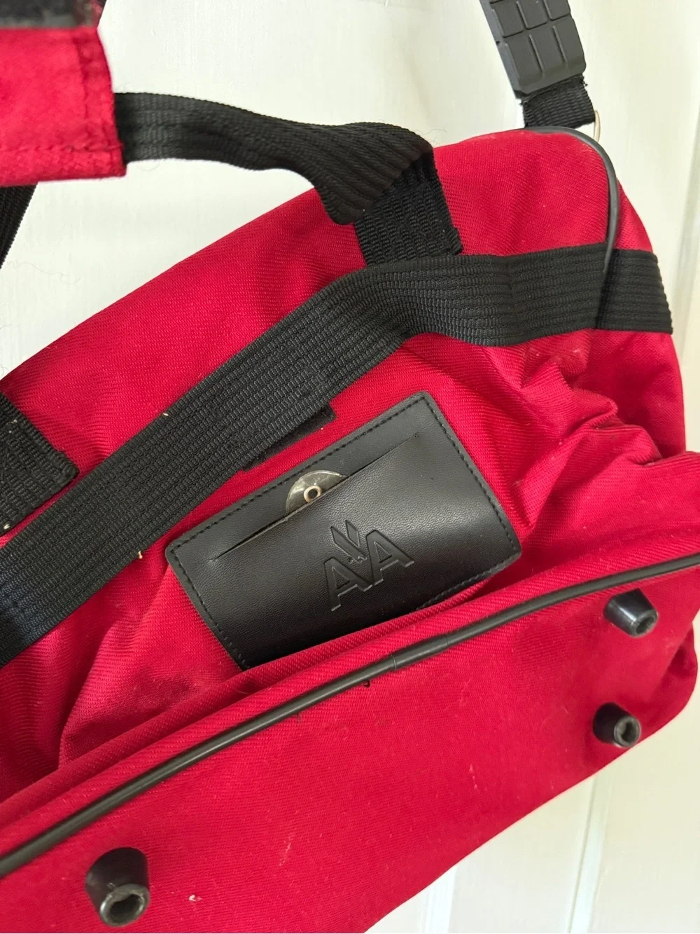 American Airlines Red Laptop Shoulder Bag with Adjustable Strap